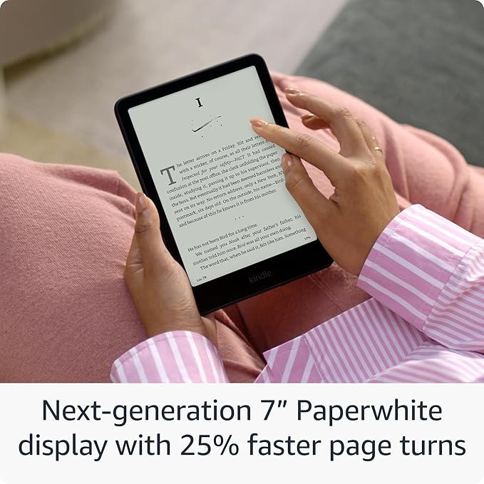 Amazon Kindle Paperwhite (16GB) - 7" Glare-Free Display, Fastest Performance, Weeks of Battery Life thumbnail 5