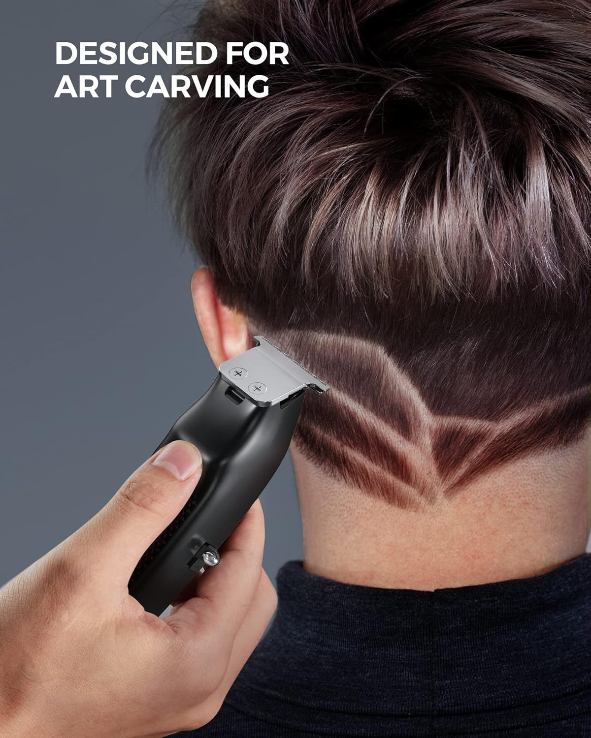 GLAKER PROFESSIONAL HAIR CLIPPERS AND T-BLADE TRIMMER BLACK K11S+I11 thumbnail 6