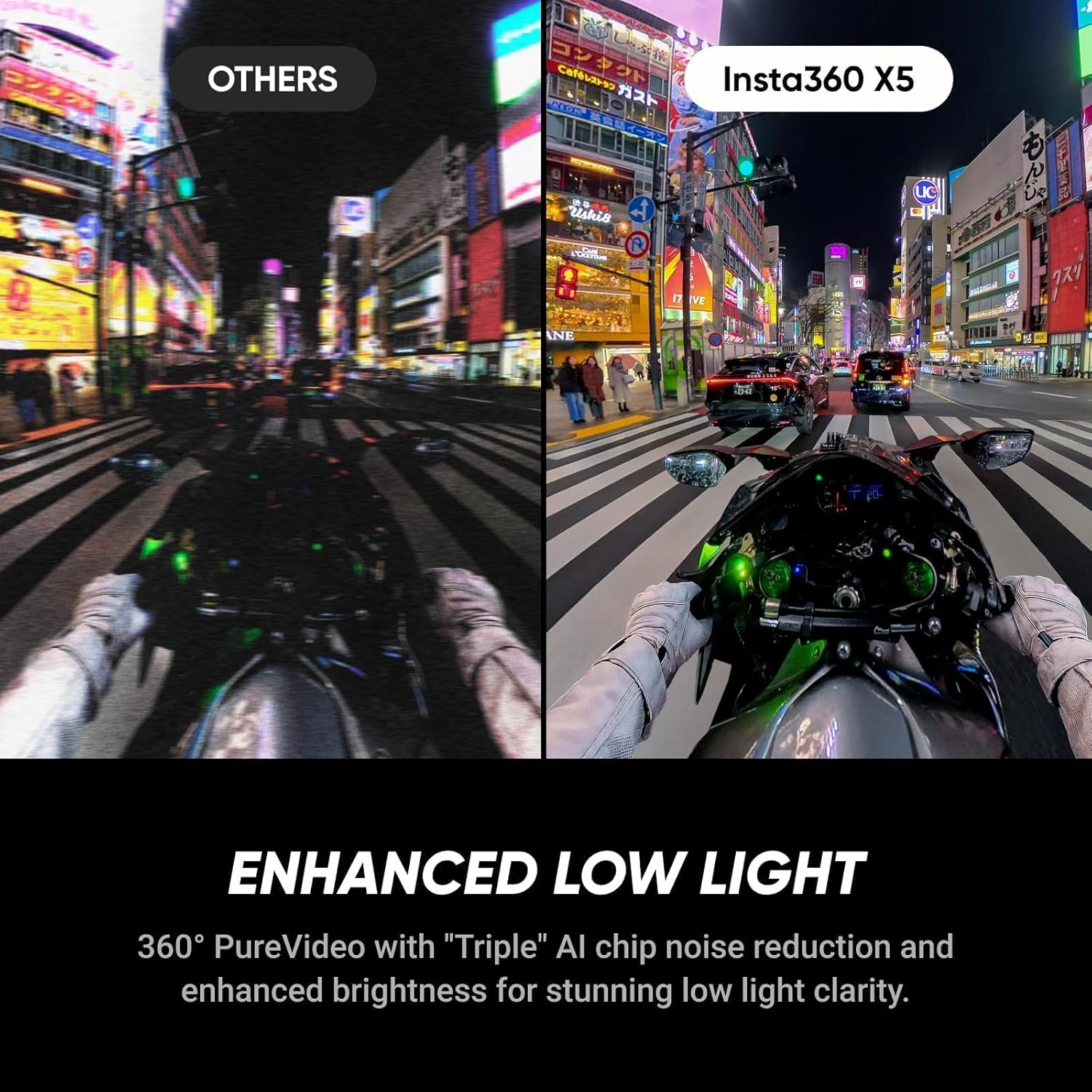 INSTA360 X5 8K ACTION CAMERA WITH ESSENTIAL BUNDLE BLACK CINSAAHA thumbnail 3