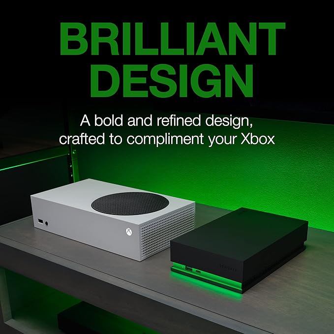 SEAGATE 8TB GAME DRIVE HUB EXTERNAL DESKTOP HDD USB 3.2 GEN 1 DUAL USB-C AND USB-A PORTS STKW8000400 thumbnail 2