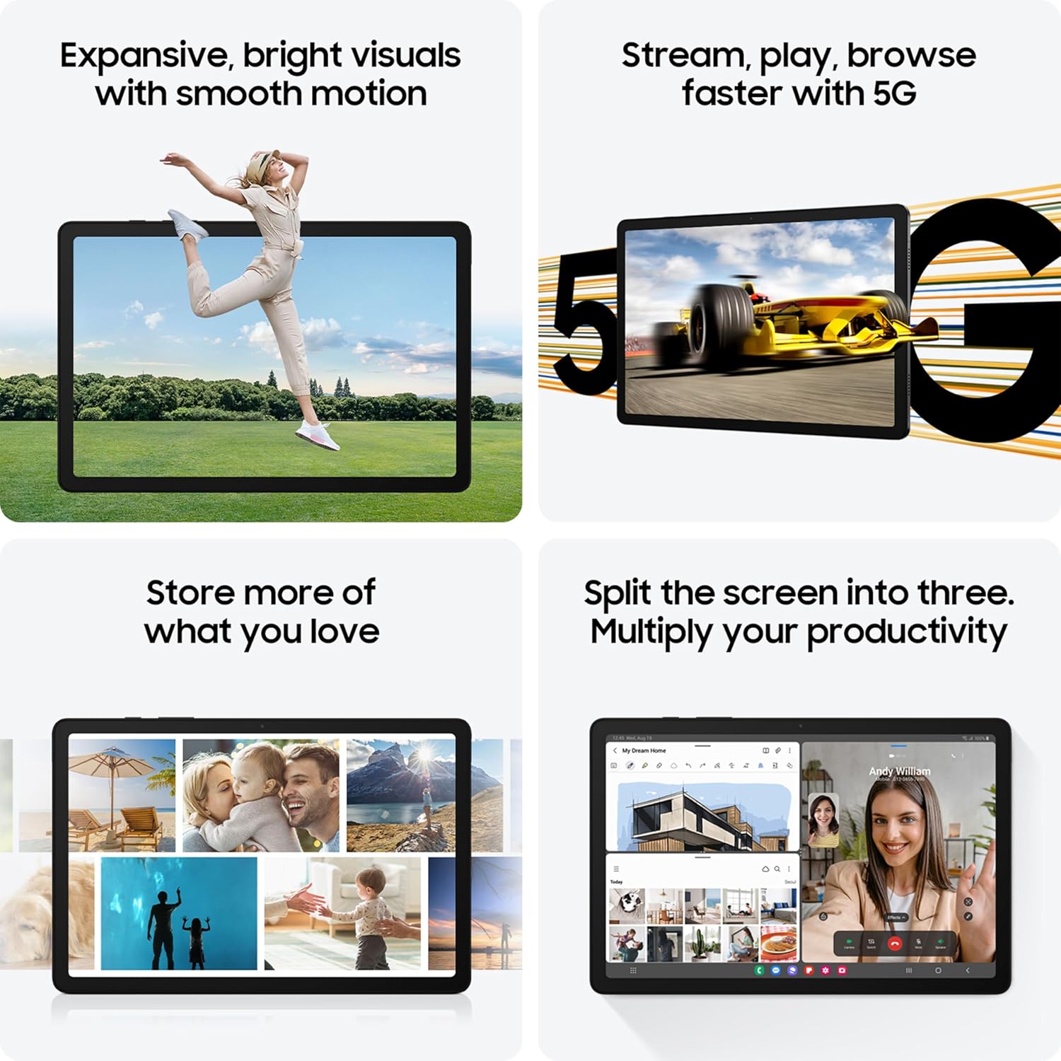 SAMSUNG GALAXY TAB A9 PLUS 8+128GB GRAPHITE SM-X210 thumbnail 5