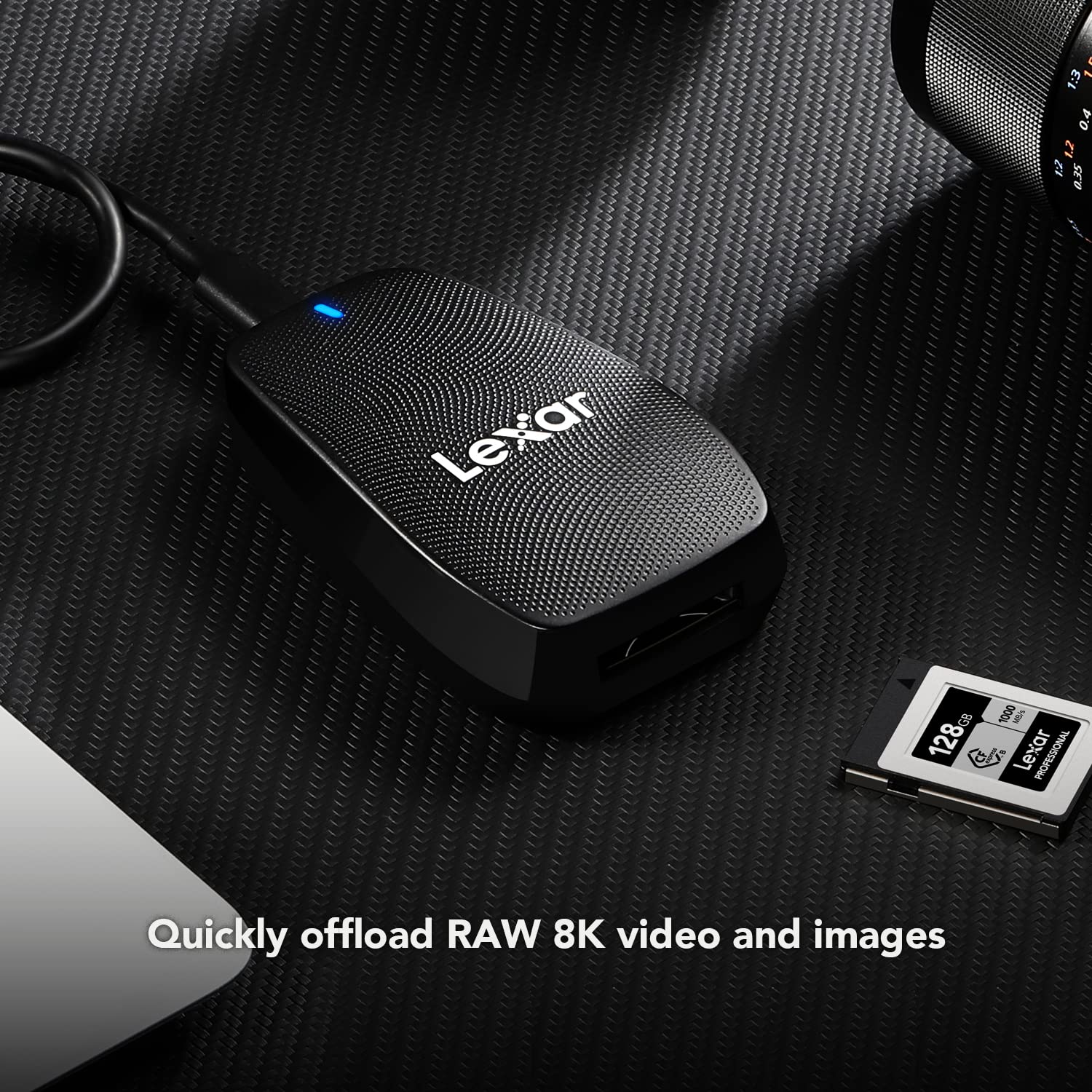LEXAR PROFESSIONAL RW550 CFEXPRESS TYPE B READER-LECTURE  USB 3.2 GEN 2X2 LRW550U-RNBNG thumbnail 3