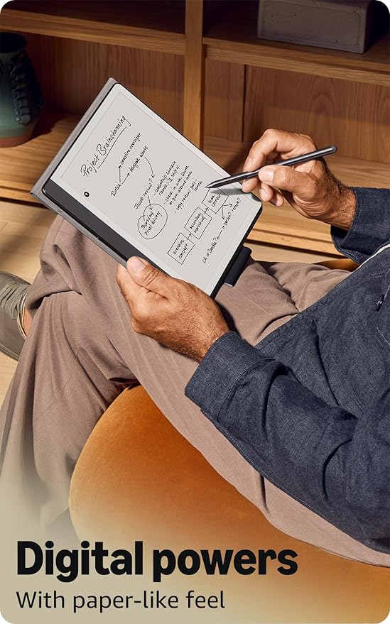 AMAZON KINDLE SCRIBE 10.2 INCH 16GB WITH PREMIUM PEN TUNGSTEN GREY C4A6T4 thumbnail 5