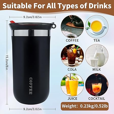 COFFEE CUP 350ML BLACK thumbnail 5