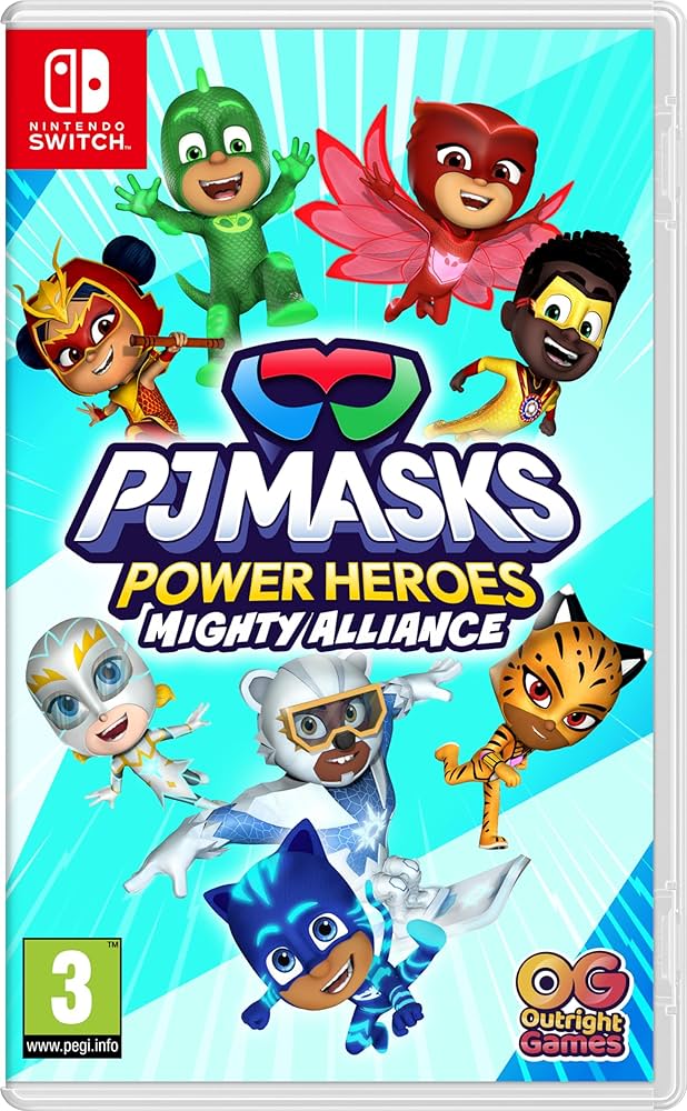 NINTENDO SWITCH PJ MASKS POWER HEROES MIGHTY ALLIANCE GAME CD