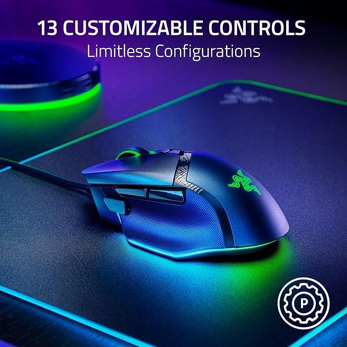 Razer Basilisk V3 35K Wired Gaming Mouse (Black, RZ01-05230100-R3M1) - Precision and Customization for Gamers thumbnail 5