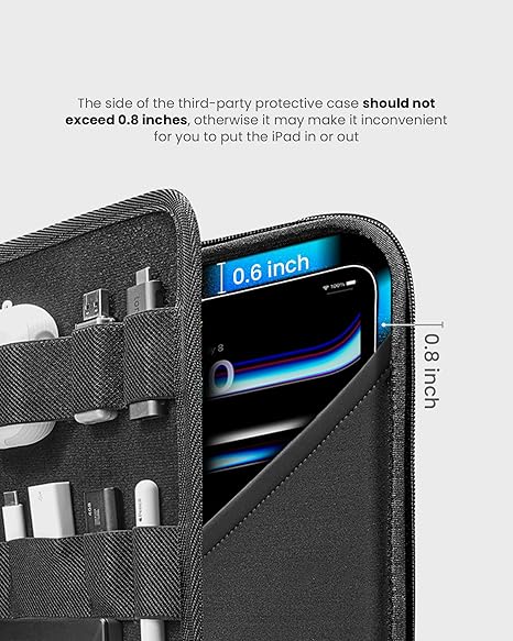 TOMTOC FANCYCASE-B06 12.9 INCH IPAD CASE GRAY B06B1G2 thumbnail 8