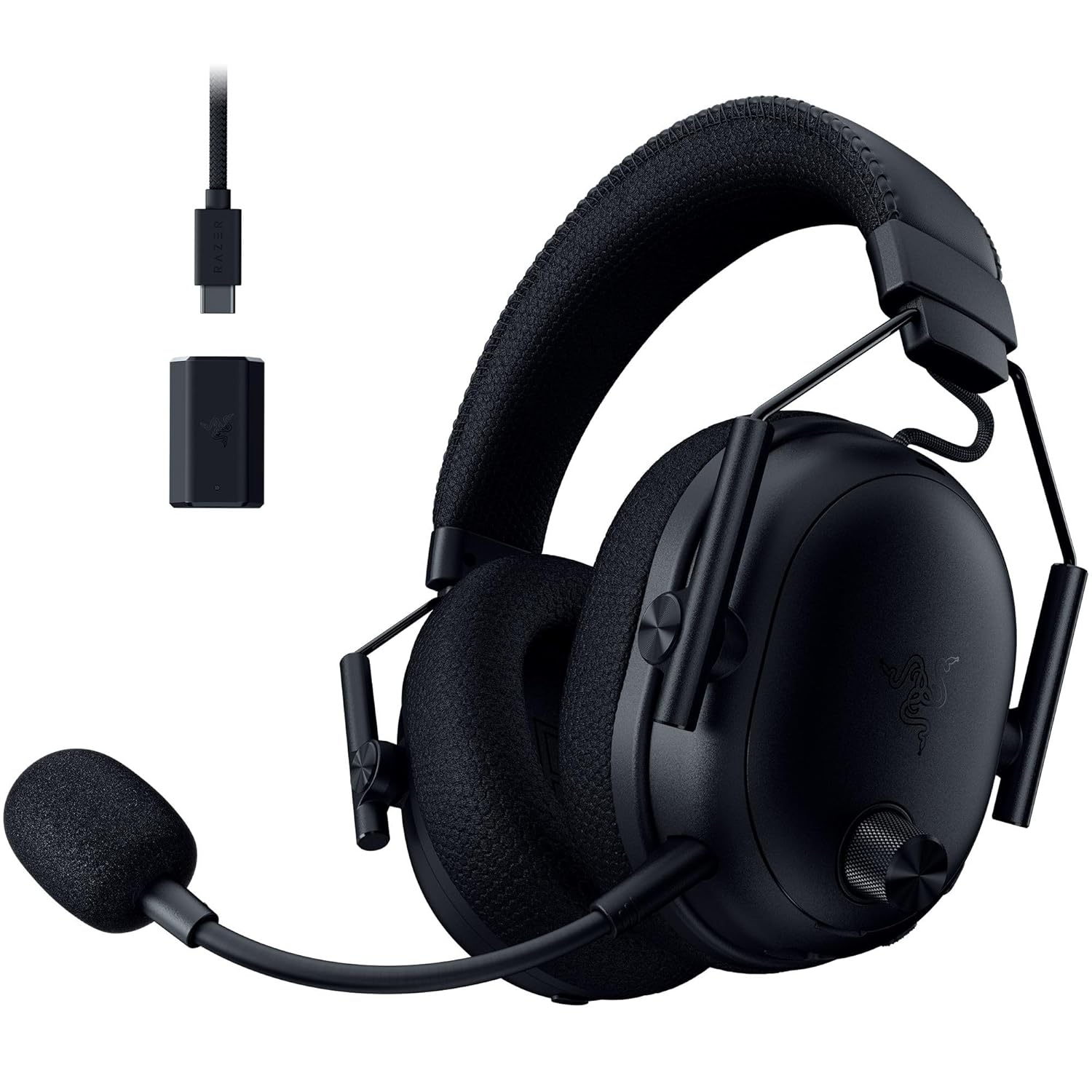 RAZER BLACK SHARK V3 PRO WIRELESS 7.1 GAMING HEADSET FOR PLAYSTATION BLACK RZ04-05400500-R3G thumbnail 2