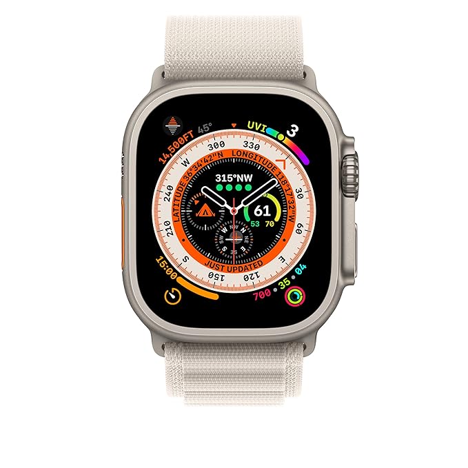 APPLE WATCH ULTRA 49MM STARLIGHT ALPINE LOOP BAND S MQE53 thumbnail 2