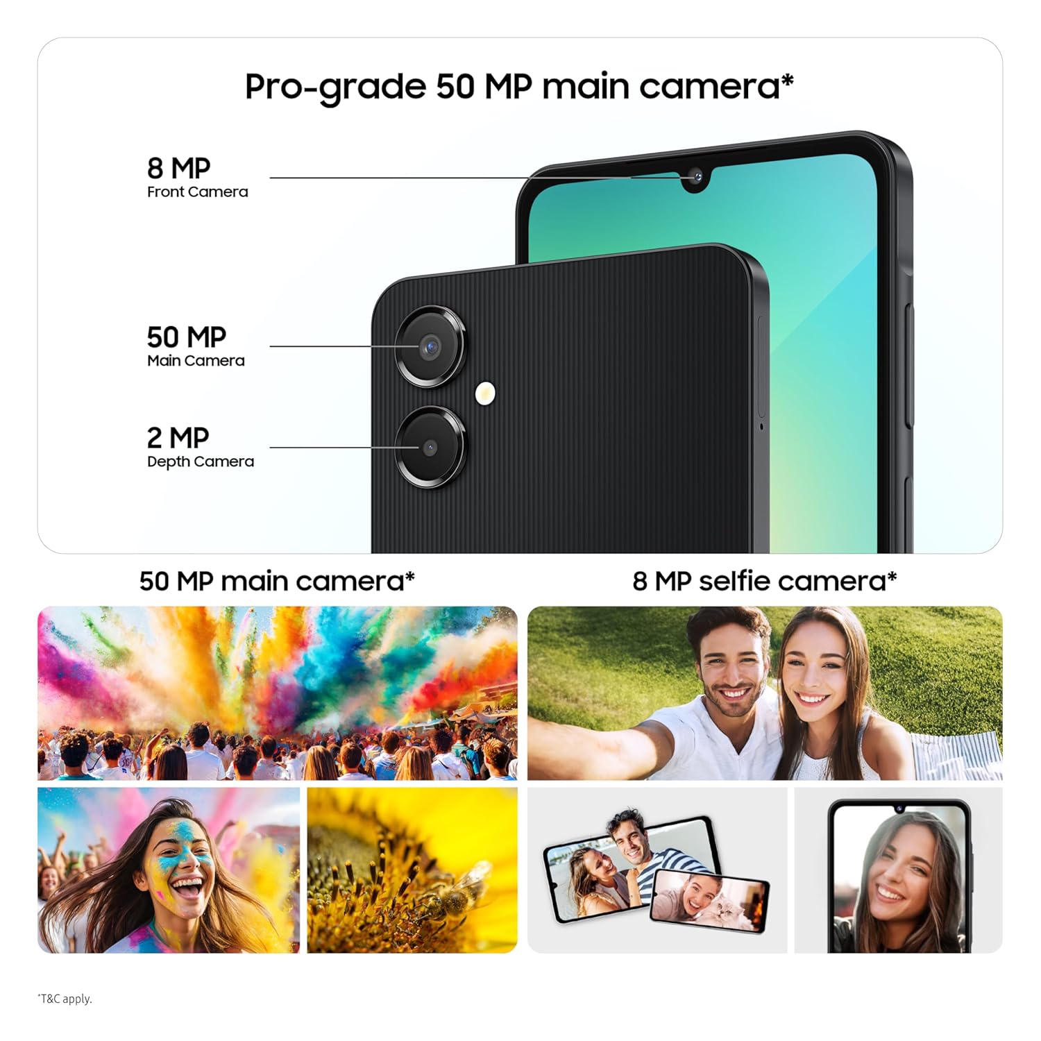 SAMSUNG GALAXY A06 5G 4GB 128GB BLACK SM-A066B/DS thumbnail 5