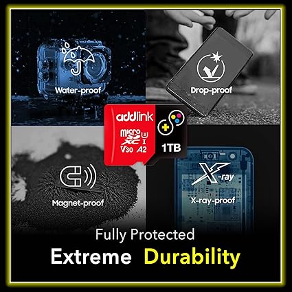 ADDLINK V30 1TB MICRO SDXC UHS CARD WITH ADAPTER BLACK AD1TBMSXT3A thumbnail 3