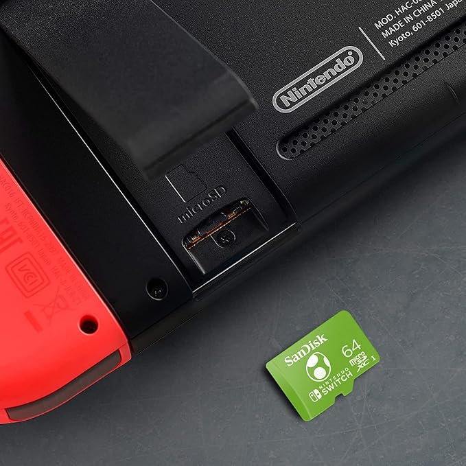 SANDISK NINTENDO SWITCH MICROSDXC 100/60 MB/s 64GB SDSQXAT-064G-GNCZN thumbnail 2