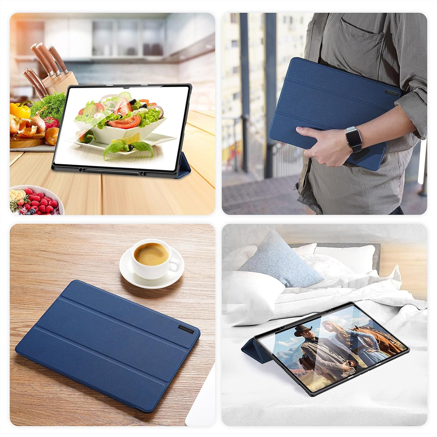 DUXDUCIS SAMSUNG TAB S11 ULTRA DOMO SERIES CASE BLUE DOMO546 thumbnail 8