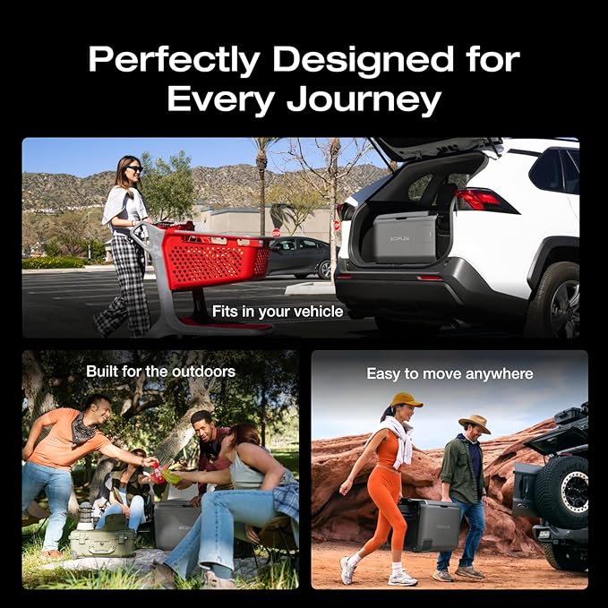ECOFLOW PORTABLE FRIDGE FREEZER GLACIER CLASSIC 55L EF-GC-H-55 thumbnail 3