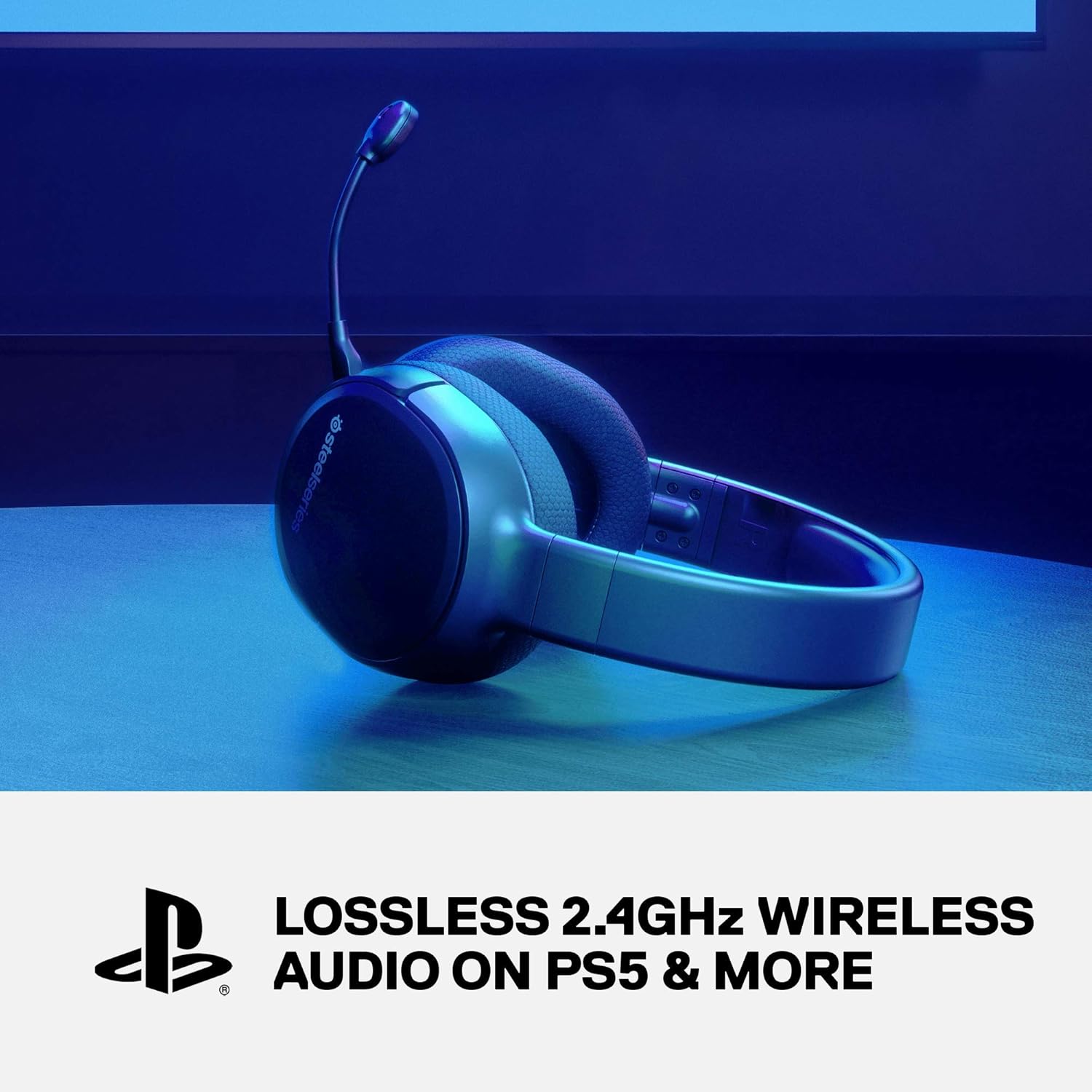 STEELSERIES ARCTIS 1 FOR PS5 WIRELESS GAMING HEADSET 61519 thumbnail 2