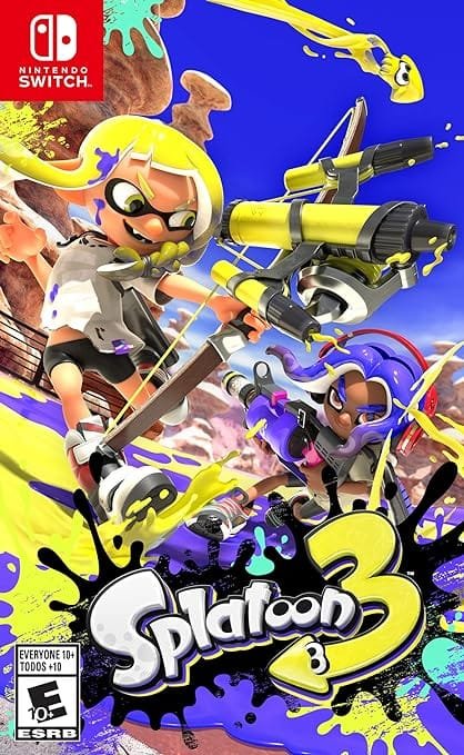 Nintendo Switch Splatoon 3 Game CD : Jump into the Ink