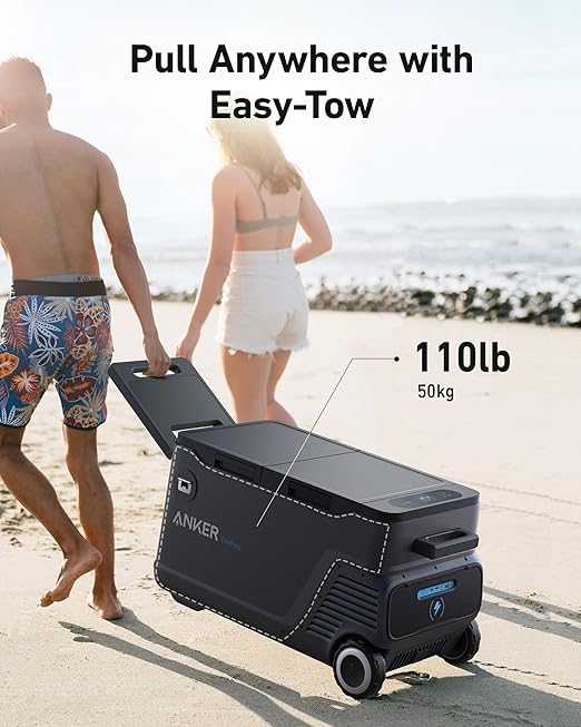 ANKER EVERFROST DUAL ZONE PORTABLE COOLER 53 L WITH 299WH BATTERY A17A22M1 thumbnail 7