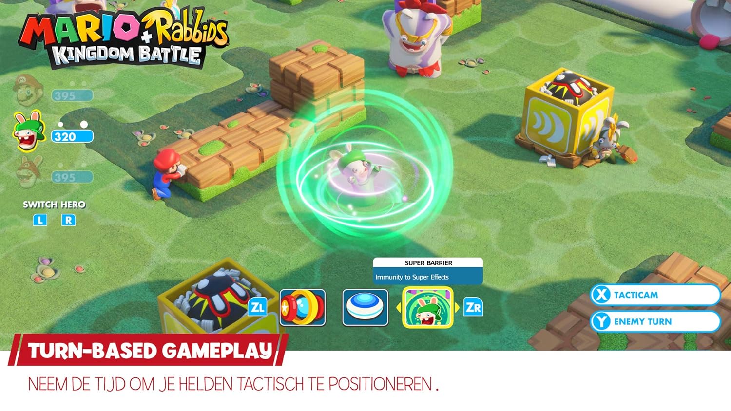 NINTENDO SWITCH MARIO RABBIDS KINGDOM BATTLE GAME thumbnail 5