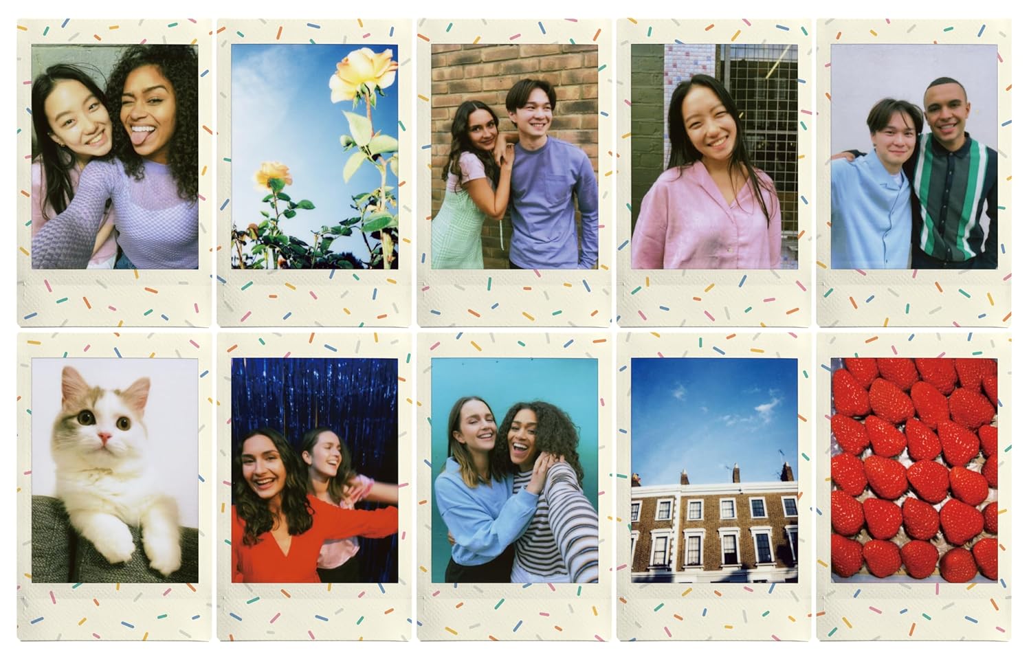 FUJIFILM INSTAX MINI SPRINKLES SHEET 10 CARTRIDGE thumbnail 2