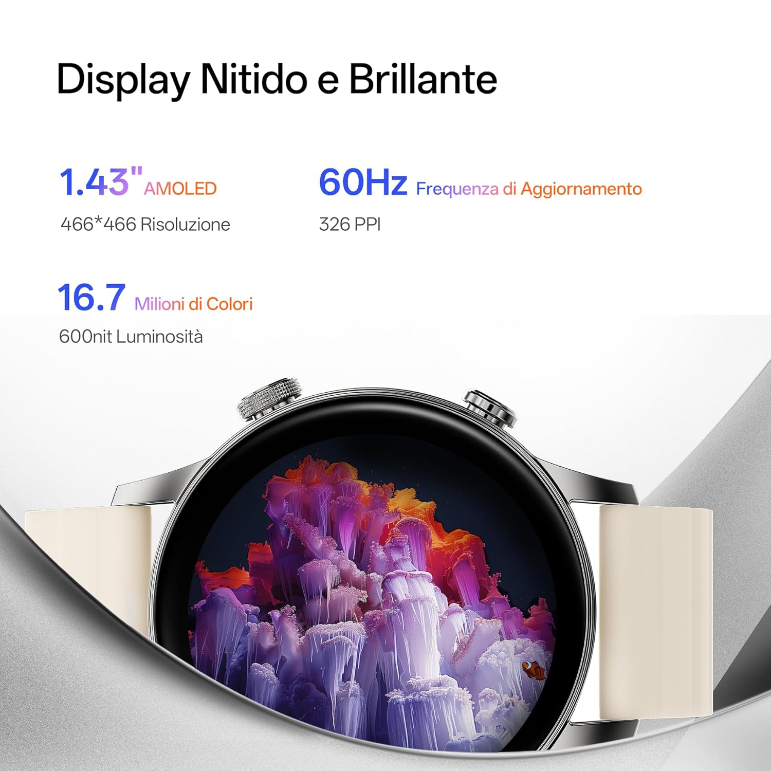 BLACK SHARK S3 SMART WATCH SILVER BS-W2406 thumbnail 3