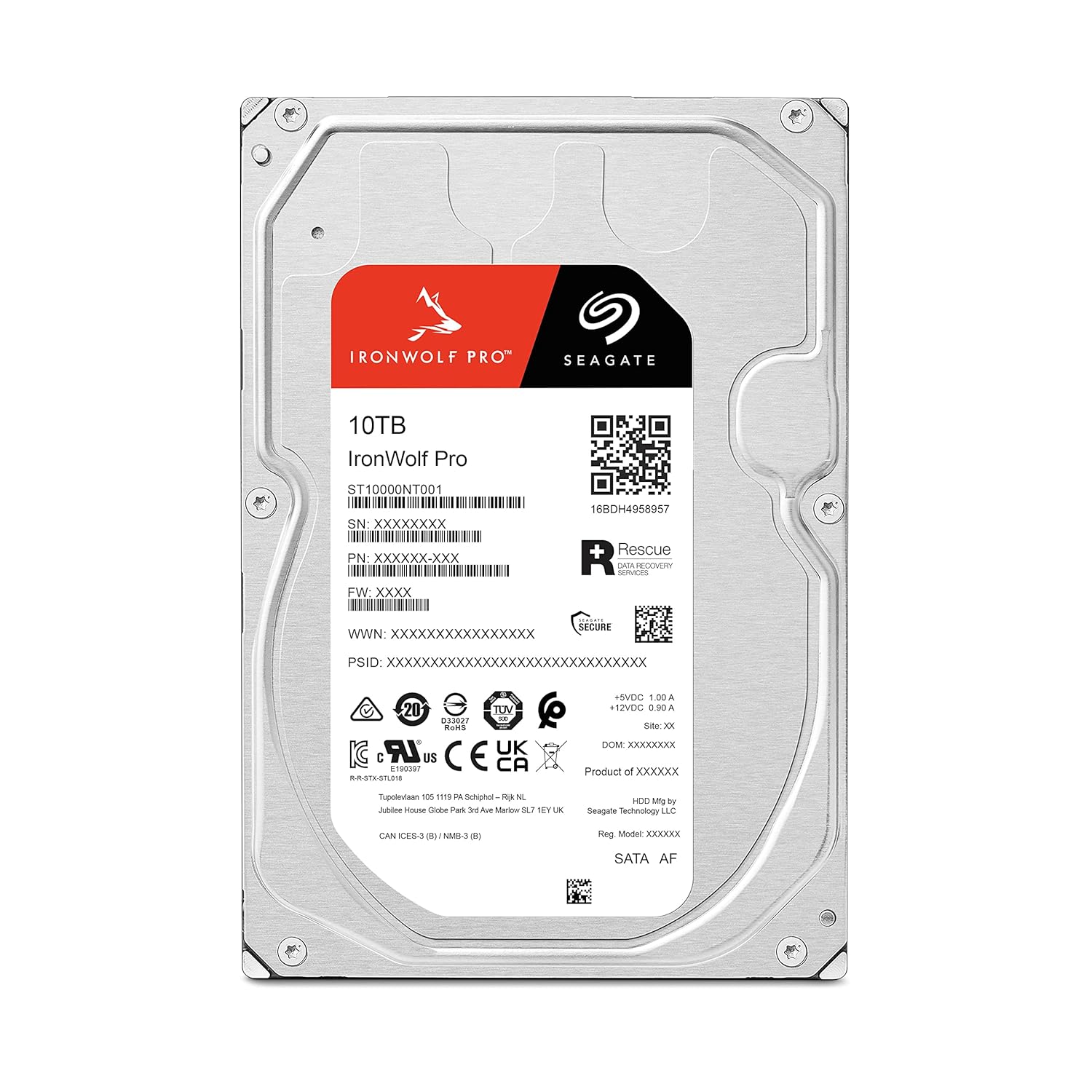 SEAGATE 10 TB IRONWOLF PRO 3.5 SATA 7 200 RPM 256 MB CACHE HDD ST10000NT001 thumbnail 2