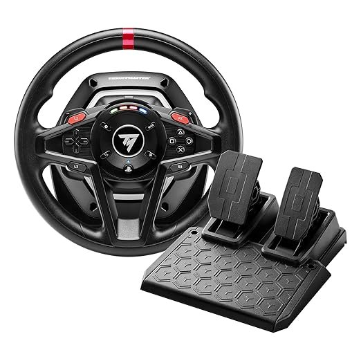 THRUSTMASTER PLAY STATION FORCE FEEDBACK RACING WHEEL PS5 PS4 T128