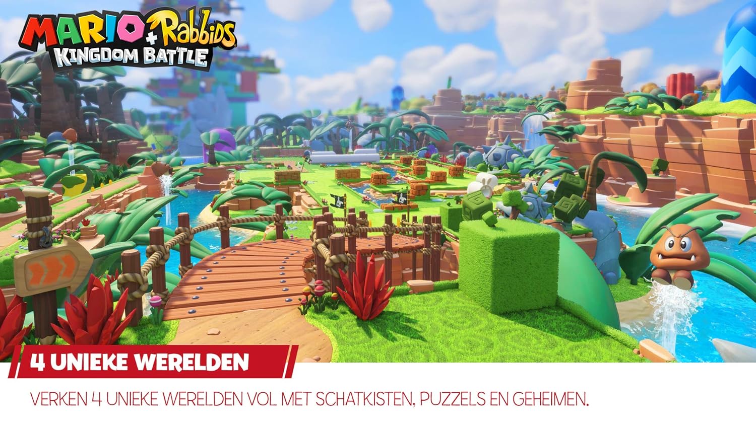 NINTENDO SWITCH MARIO RABBIDS KINGDOM BATTLE GAME thumbnail 4