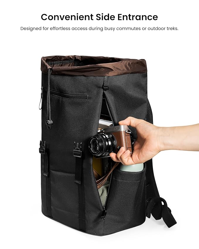 TOMTOC VINTPACK TA1 22L LAPTOP BACKPACK DARK TA1M1D2 thumbnail 2