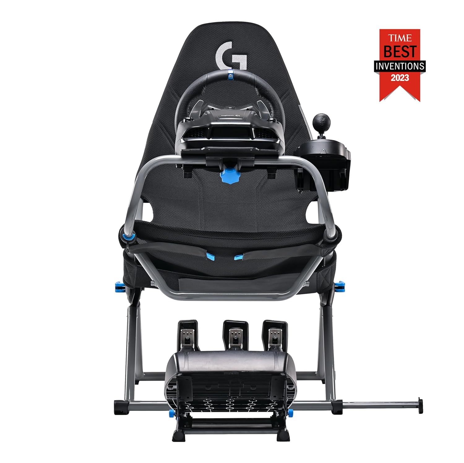 LOGITECH G EDITION FOLDABLE SIM RACING PLAYSEAT CHALLENGE X COCKPIT GREY G00248 thumbnail 6