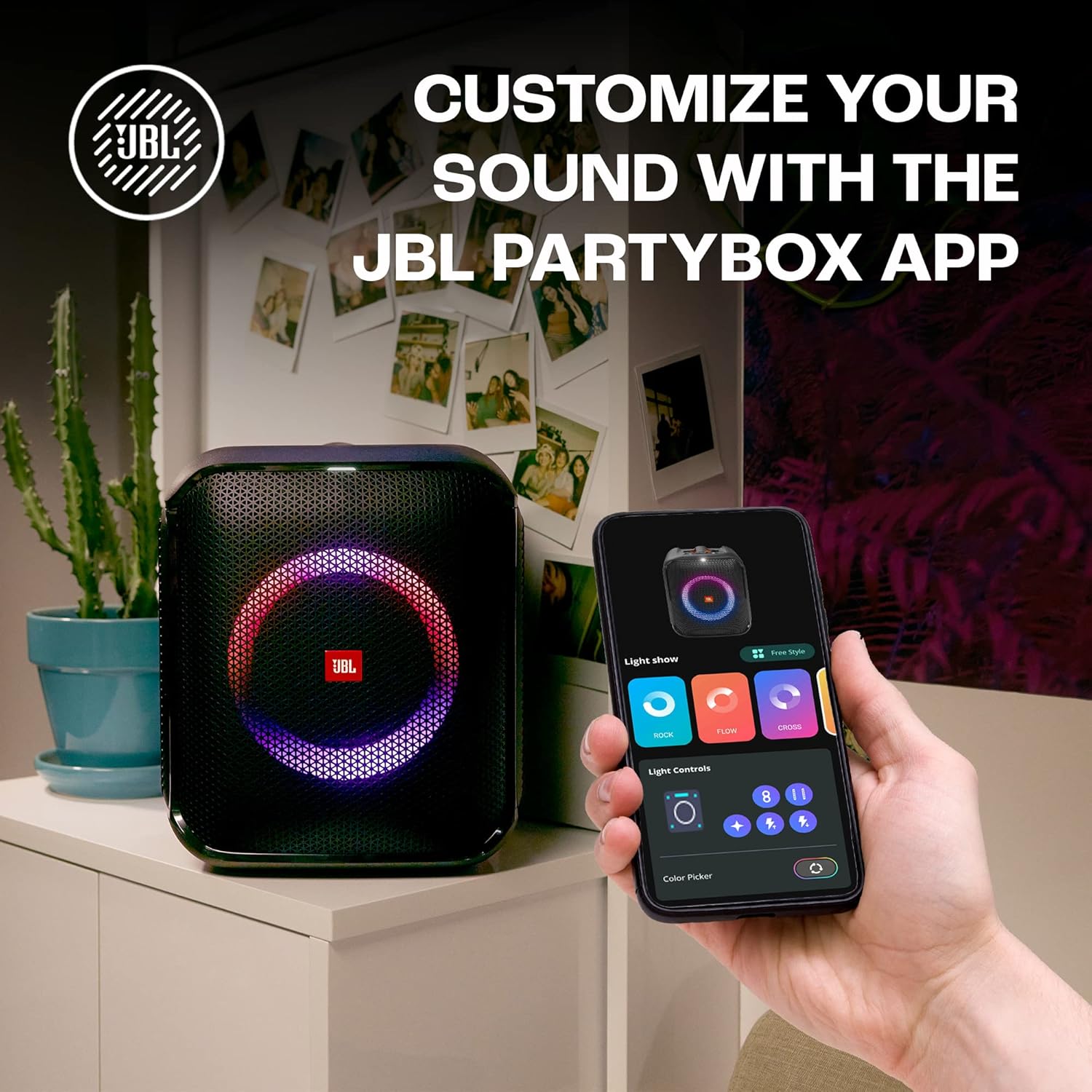 JBL PARTYBOX ENCORE 2 PORTABLE SPEAKER WITH 2 MIC JBLPBENCORE 2 2MICAS thumbnail 7