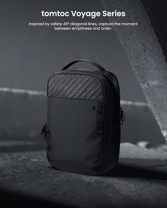 TOMTOC VOYAGE T50 LAPTOP BACKPACK BLACK T50M1D1 thumbnail 3