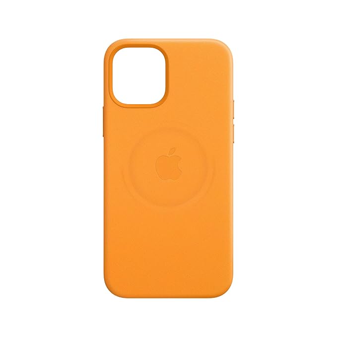 APPLE IPHONE 12/12 PRO LEATHER CASE WITH MAGSAFE CALIFORNIA POPPY MHKC3 thumbnail 5