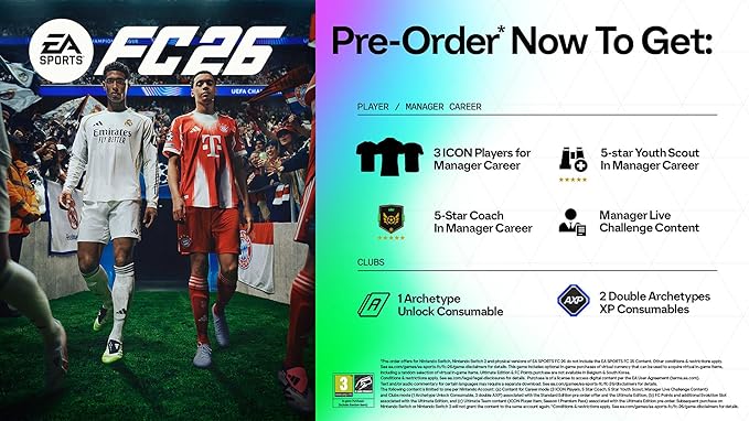 NINTENDO SWITCH 2 FC26 GAME CD ENGLISH thumbnail 2