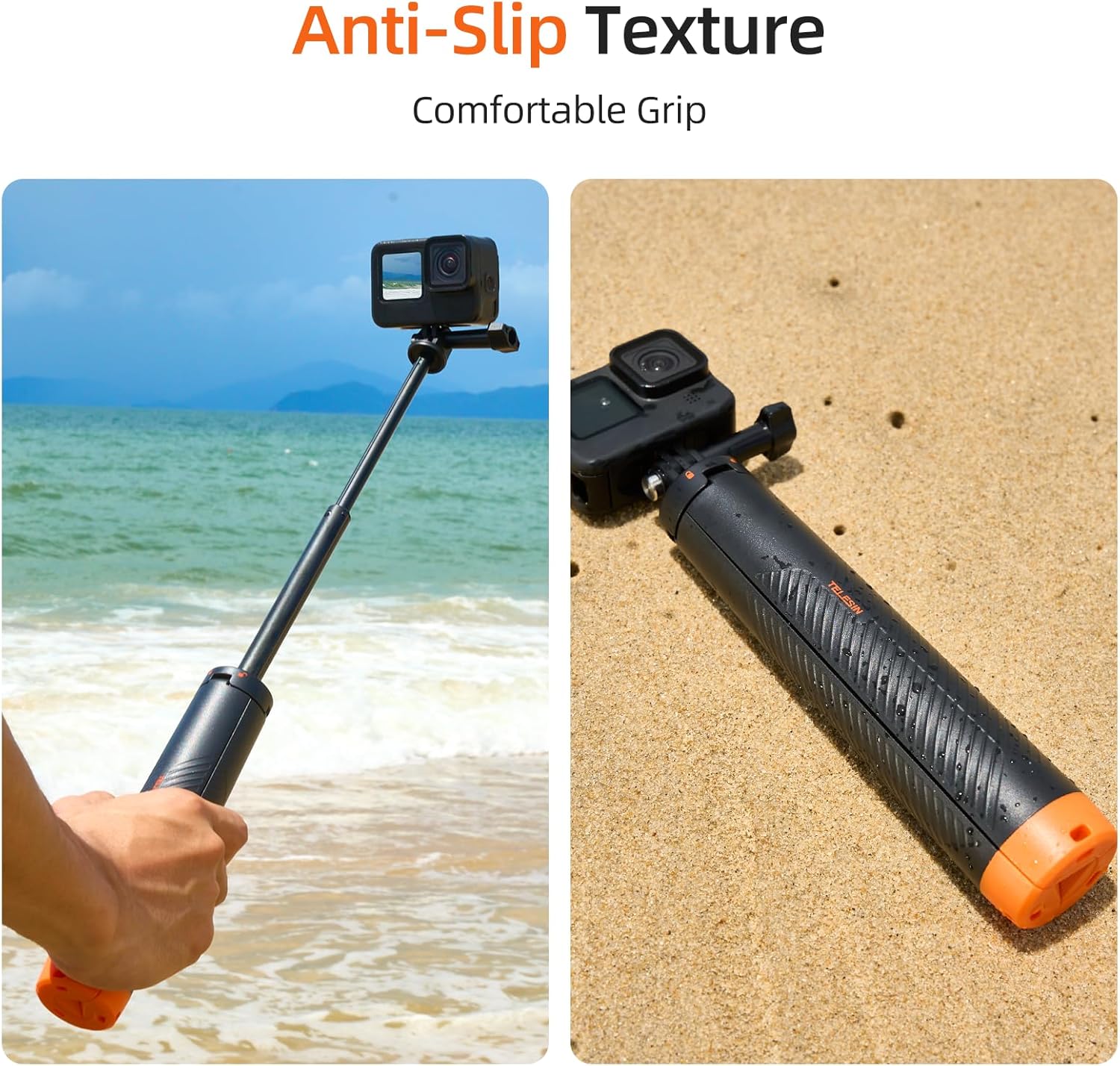 TELESIN FLOATING TRIPOD SELFIE STICK S1-TSS-02 thumbnail 6