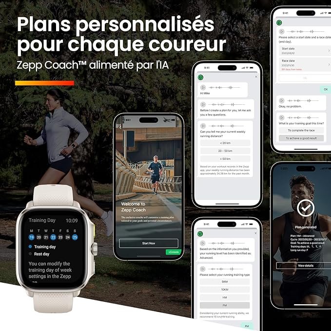 Amazfit Cheetah 47mm Smart Watch (Square, A2294) - Winner Champagne, GPS, Fitness Tracking thumbnail 4
