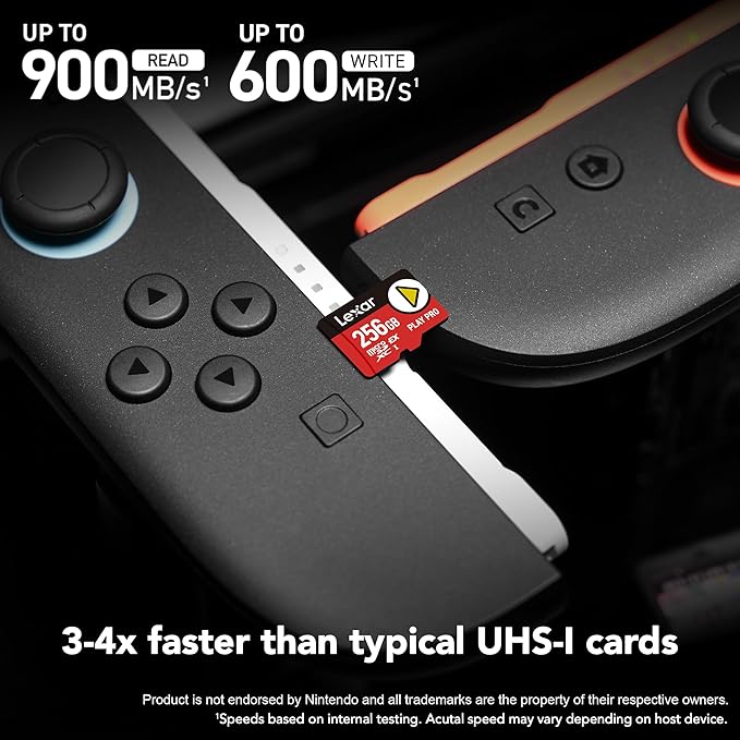 LEXAR PLAY PRO MICROSDX EXPRESS CARD 256GB 900MB/S LMSXPS0256G-BNNNG thumbnail 2
