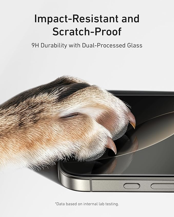 ANKER IPHONE 16 PRO MAX EASY FIT SCREEN PROTECTOR KIT HD 2-PACK A720AH0C thumbnail 5