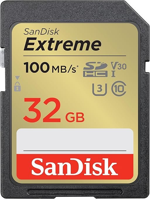 SANDISK EXTREME SDHC UHS-I CARD 32GB 100MB/S SDSDXVT-032G-GNCIN