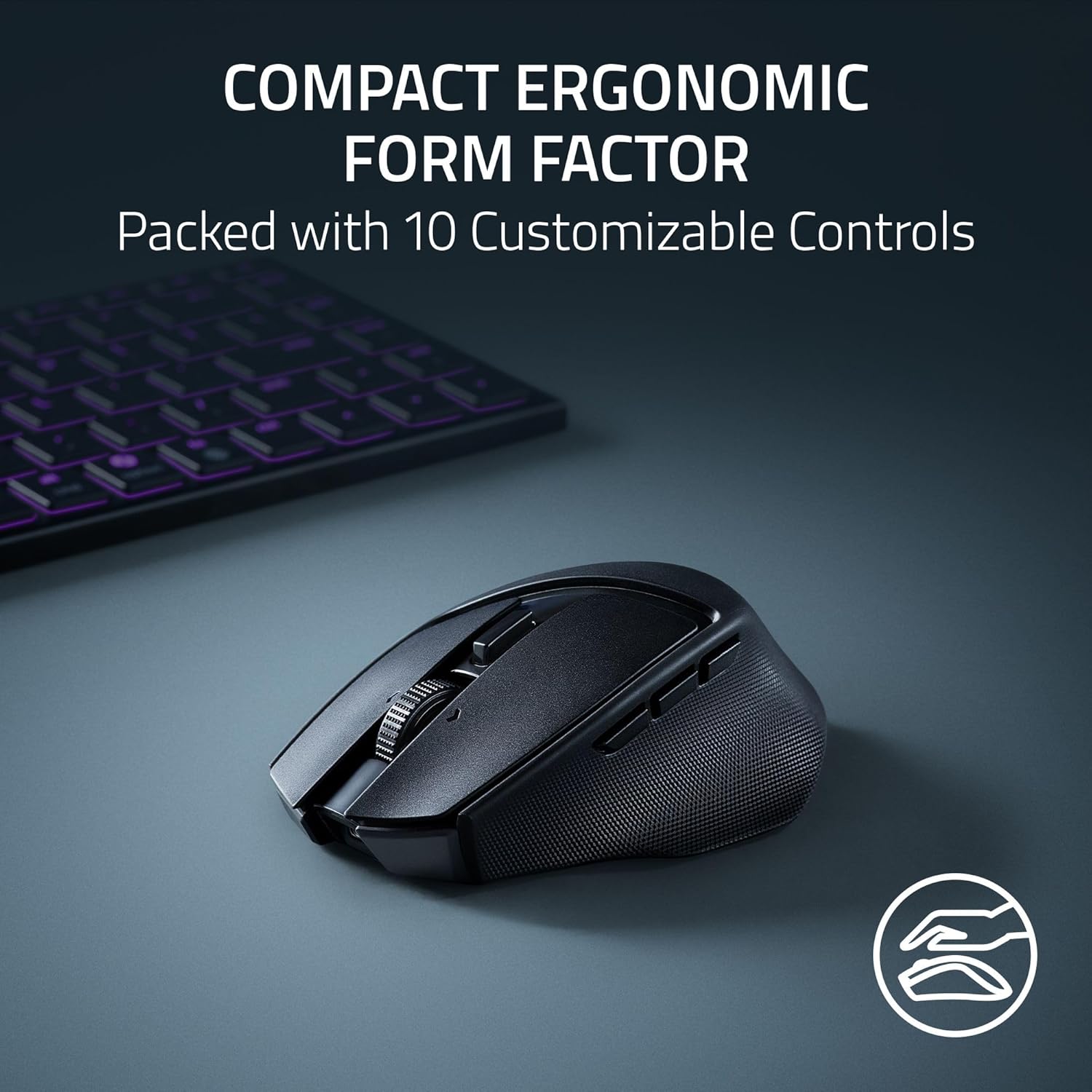RAZER BASILISK MOBILE WIRELESS MOUSE BLACK RZ01-04310100-R3G1 thumbnail 3