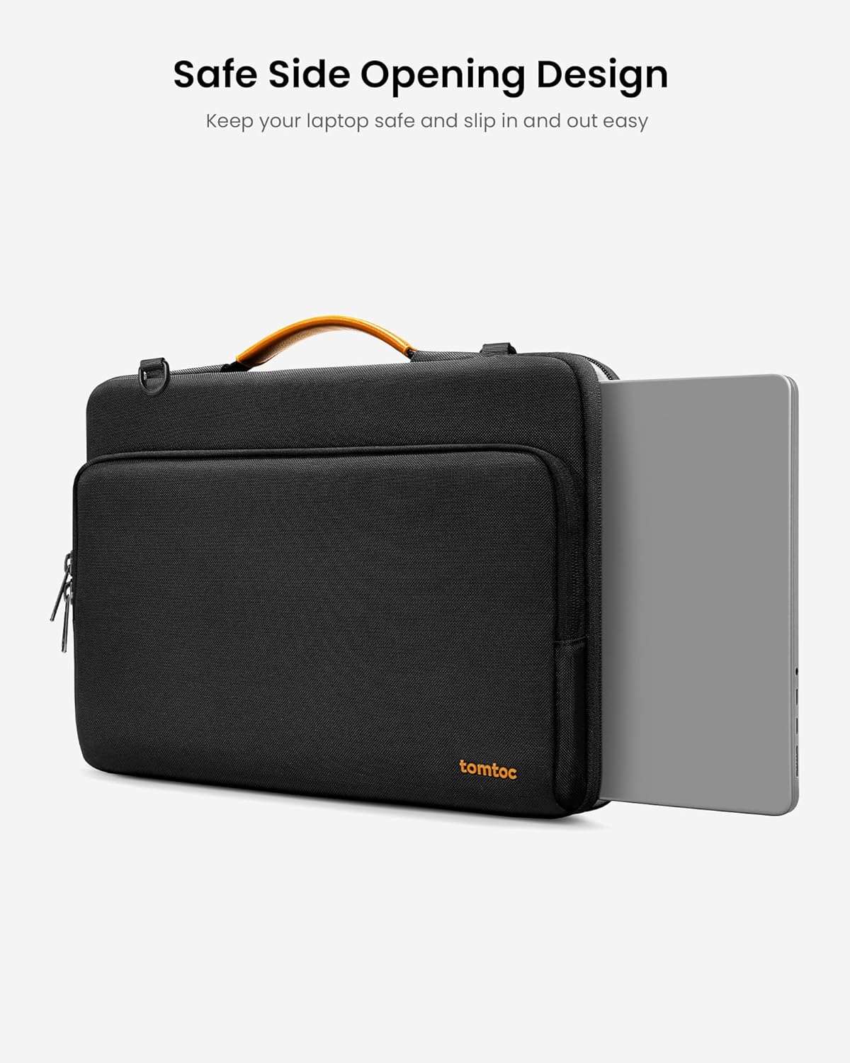 TOMTOC DEFENDER A40 16 INCH LAPTOP SHOULDER BAG BLACK A40F2D1 thumbnail 6