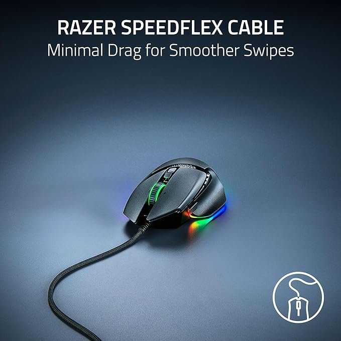 Razer Basilisk V3 35K Wired Gaming Mouse (Black, RZ01-05230100-R3M1) - Precision and Customization for Gamers thumbnail 2