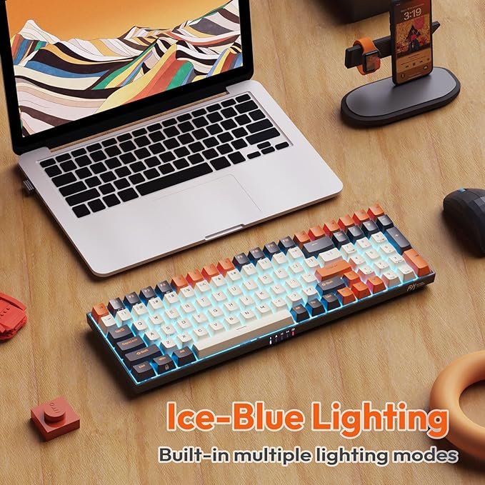 Royal Kludge RGB Tri-Mode Hot-Swap Gaming Keyboard - RK100 thumbnail 3