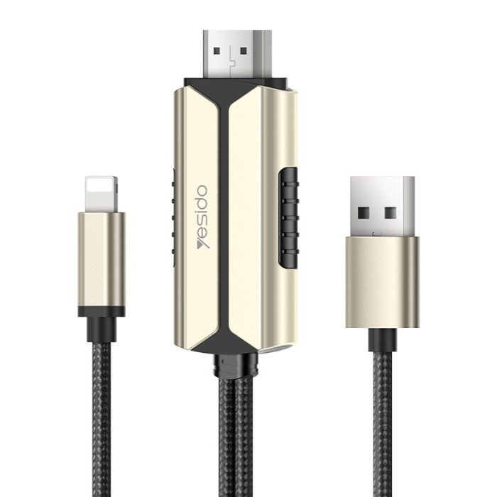 YESIDO HDTV ADAPTER GOLD HM12