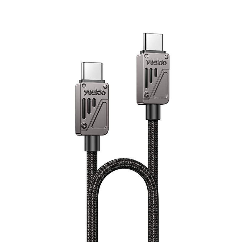 YESIDO 60W USB-C TO USB-C CABLE 1.2M BLACK CA196