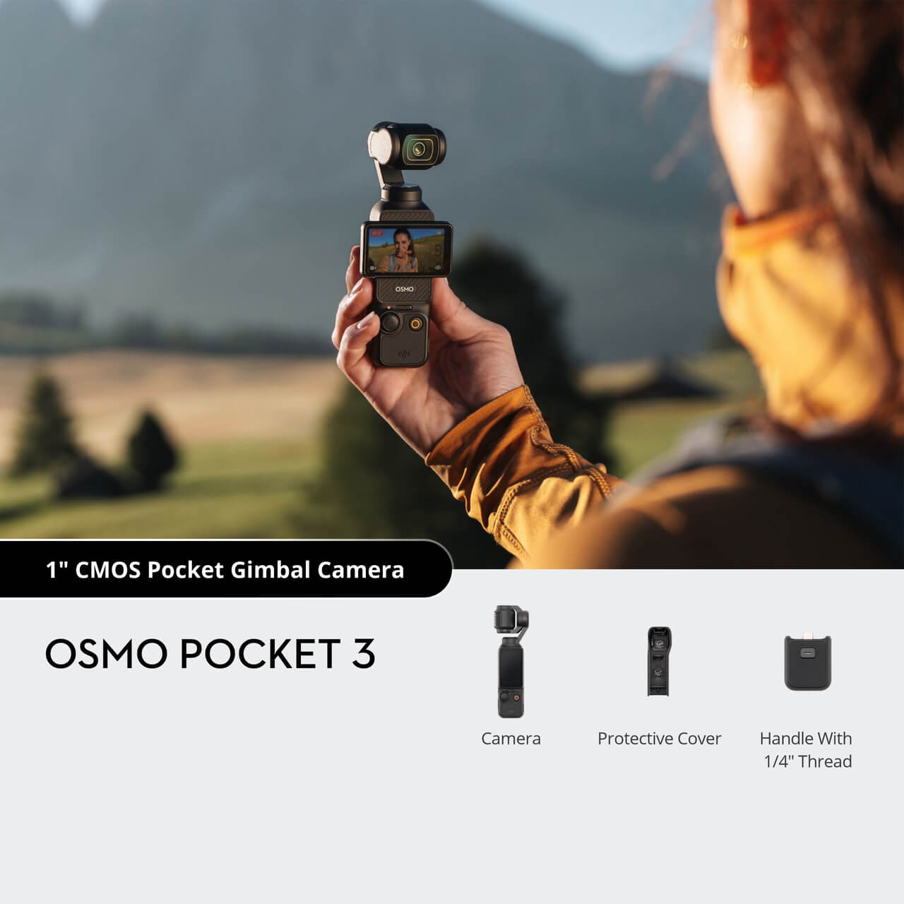 DJI Osmo Pocket 3 - Handheld 4K Camera with Stabilization, Compact and Portable Design thumbnail 8