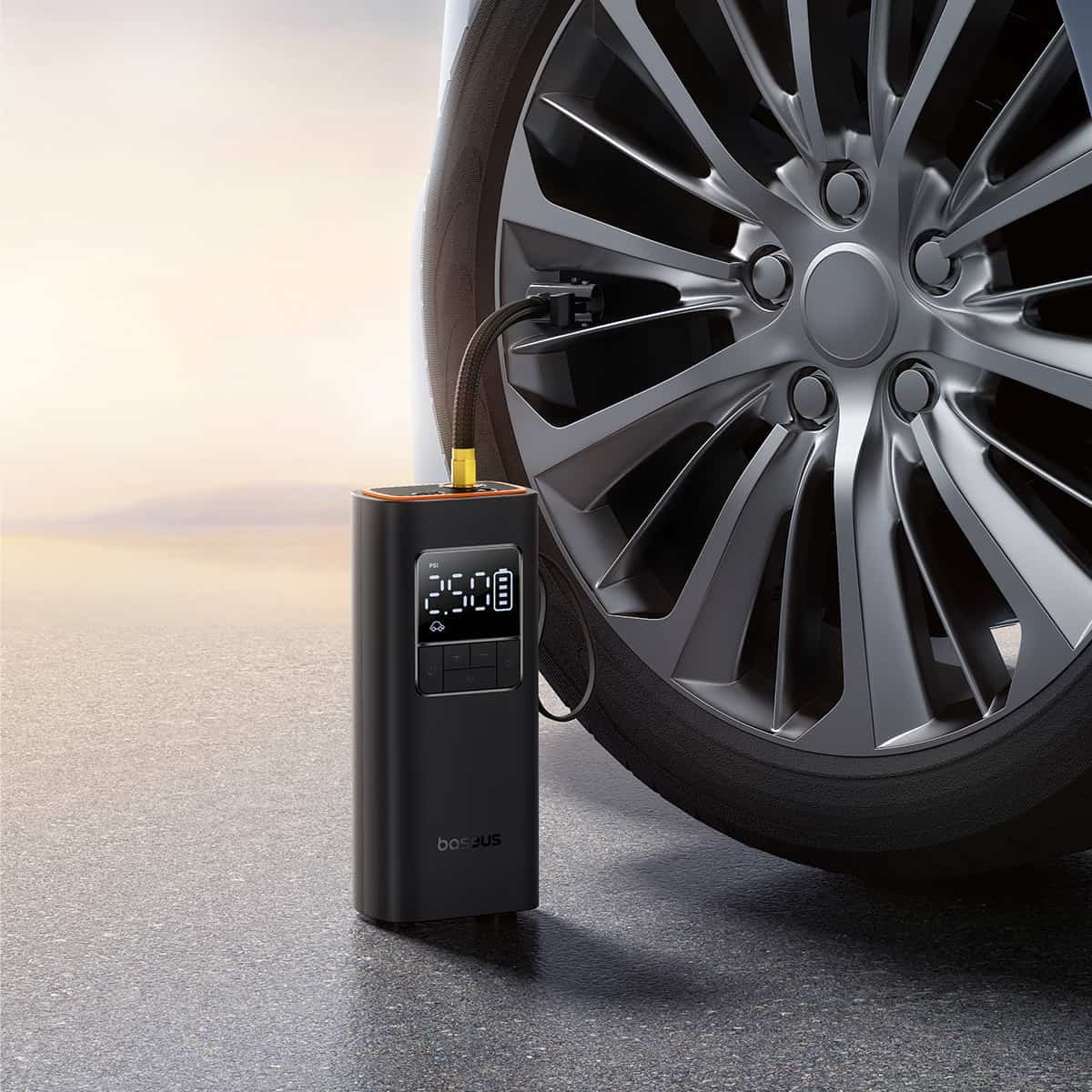 BASEUS SUPERMINI PRO SERIES WIRELESS CAR INFLATOR CLUSTER BLACK thumbnail 4
