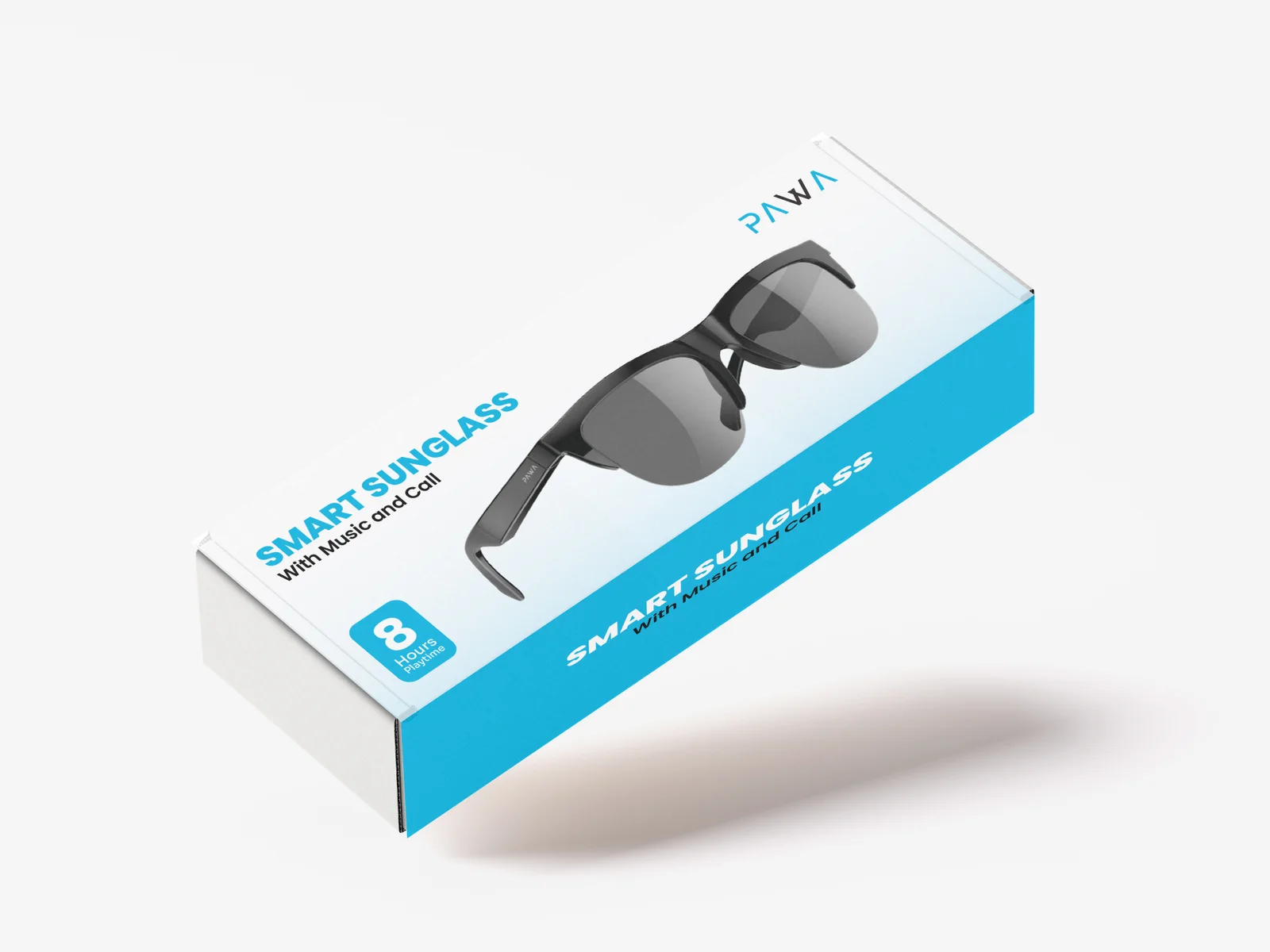 PAWA SMART SUNGLASS WITH MUSIC AND CALL BLACK SSGMAC25-BK thumbnail 3