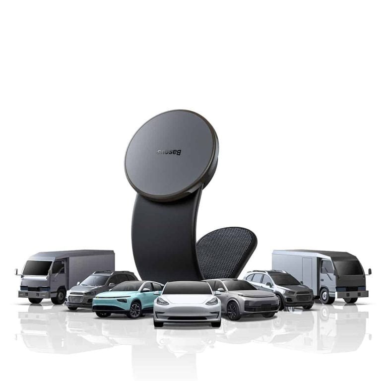 BASEUS C02 PRO SERIES MAGNETIC WIRELESS CHARGING CAR MOUNT CLUSTER BLACK thumbnail 3