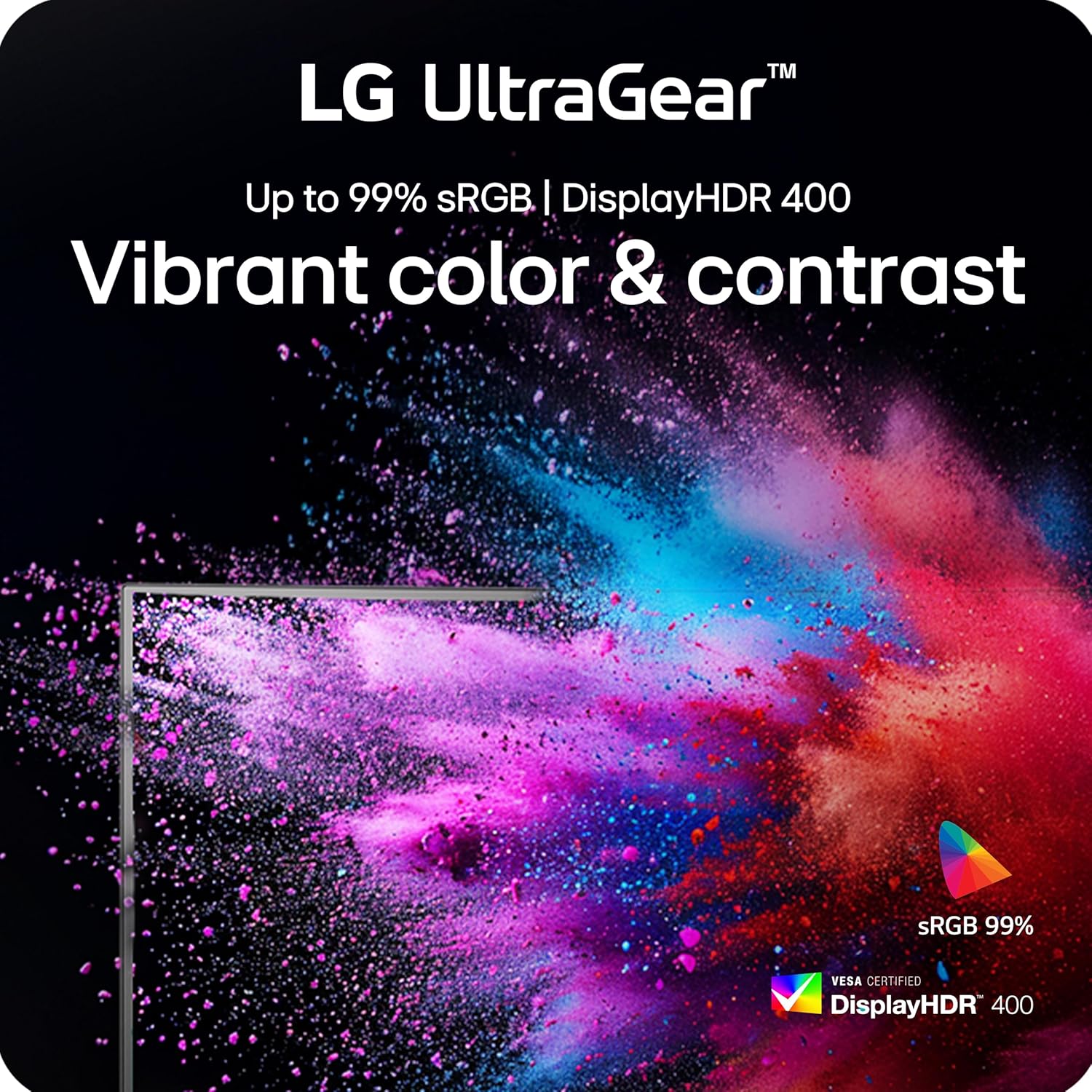 LG 27 INCH ULTRAGEAR QHD 2560 X 1440 IPS DISPLAY 300HZ 1MS GAMING MONITOR BLACK 27G640AB thumbnail 11