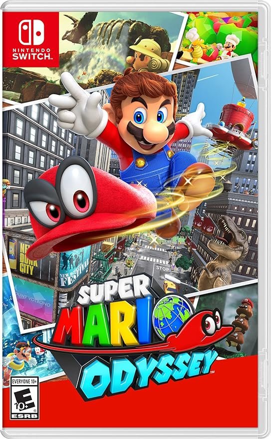Nintendo Switch Super Mario Odyssey Game CD